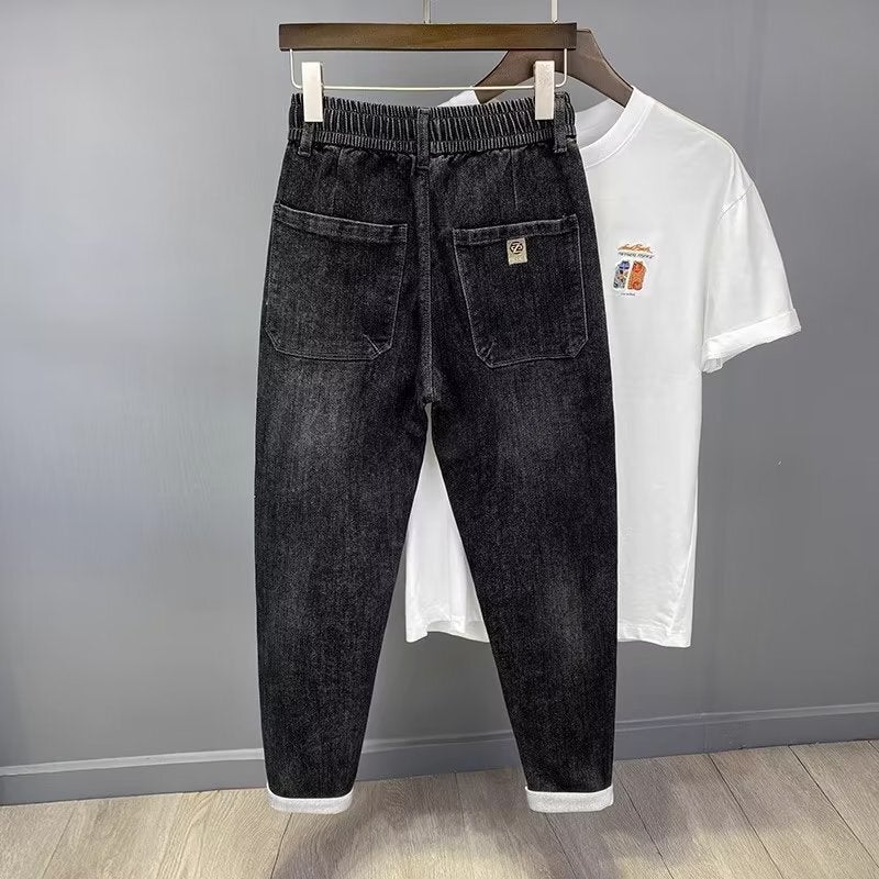 Unisex Classic Denim Jeans Loose Fit Daily Outdoor Wear - Image 3