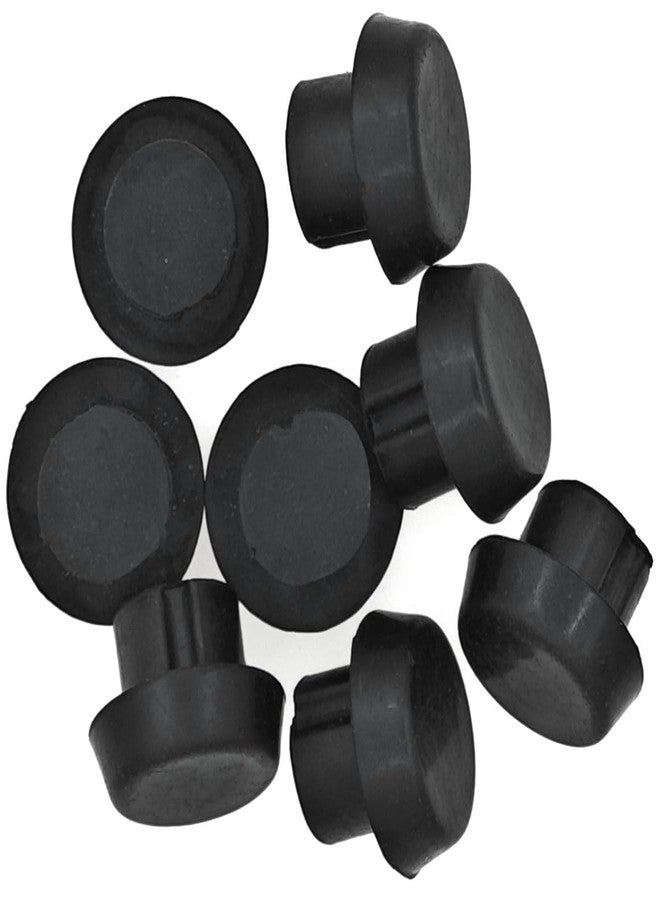 BOKWORE 8 PCS Pool Cue Bottom Rubber Cover Pool Cue Bottom Plug Pole Tail Cover Protection Accessories (Black) - Image 4
