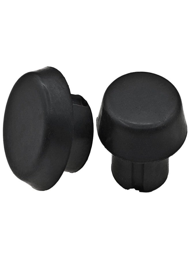 BOKWORE 8 PCS Pool Cue Bottom Rubber Cover Pool Cue Bottom Plug Pole Tail Cover Protection Accessories (Black) - Image 3
