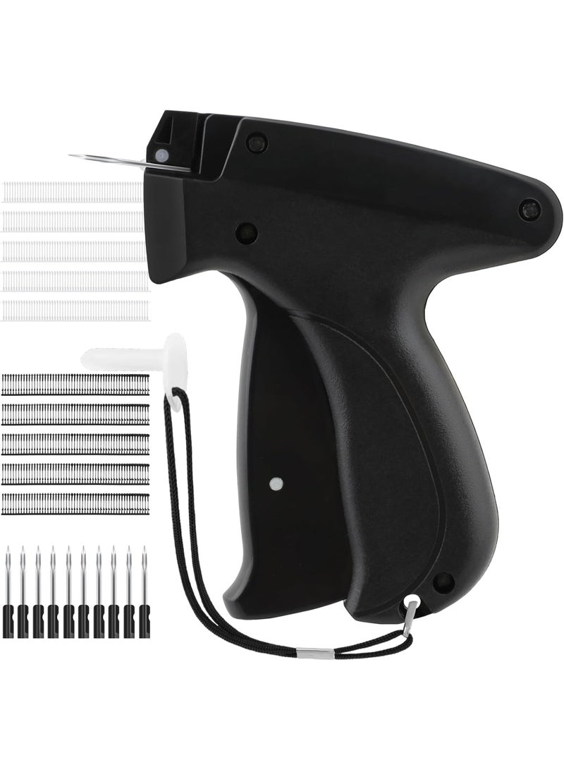 Bukela Stitch Gun for Clothes, Price Tagging Gun for Clothing, Micro Fabric Quick Clothing Fixer with 10 Needles & 1000 Pcs Barb Fasteners for Retail Garment Label(Black) - Image 1
