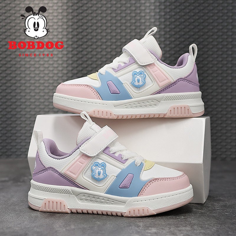 Children'S Shoes 2024 New Boys And Girls Low-Top Board Shoes Boys And Girls Casual All-Match Velcro Breathable Board Shoes Trendy - Image 2