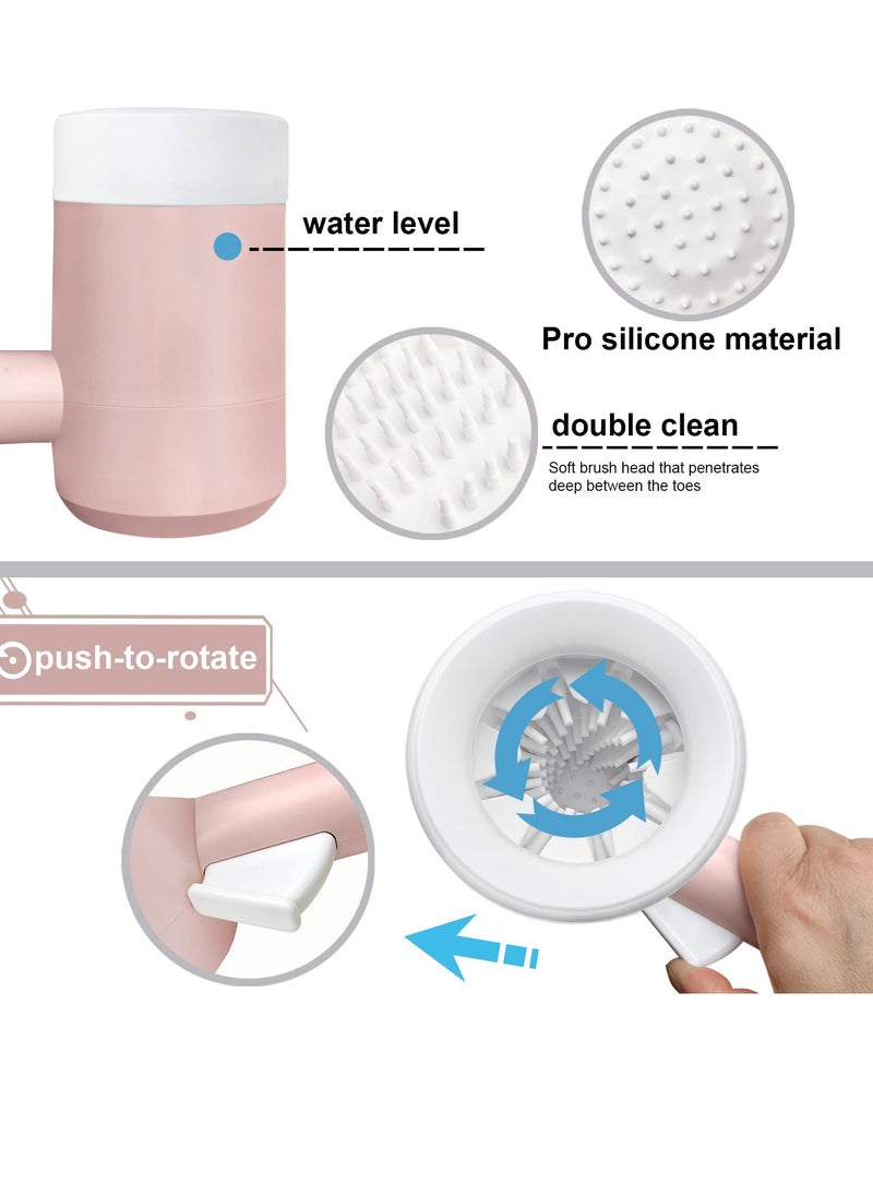 Generic - Portable 360° Rotating Dog and Cat Paw Cleaner Cup - Automatic Pet Paw Washing Solution for Easy and Effective Cleaning of Your Furry Friends' Paws. - Image 1