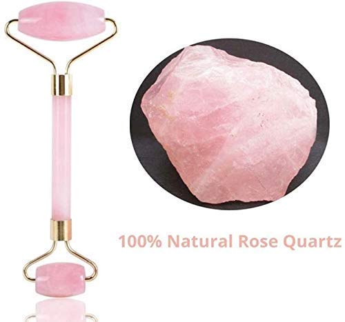 FENGSHUI AGATE أدوات تدليك الوجه من كواتز الورد والجزع الفينغ شوي لمكافحة الشيخوخة والهالات السوداء والضغط والتدليك - Image 5