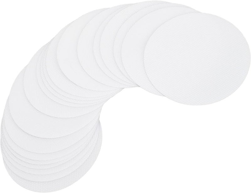 klarako 20pcs Prevent Slip Stairs Sticker with Waterproof Strong Grip, Transparent Design, for Bathroom Floor Bathtub (Circular Shape) - Image 2
