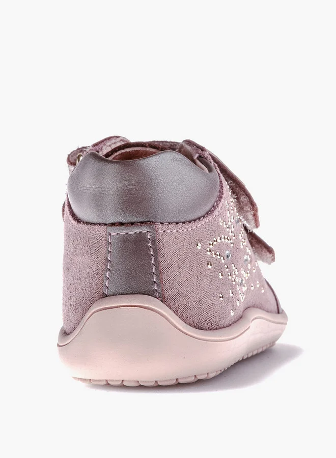 Pablosky Girls' Sneakers with Hook and Loop Closure - 064580