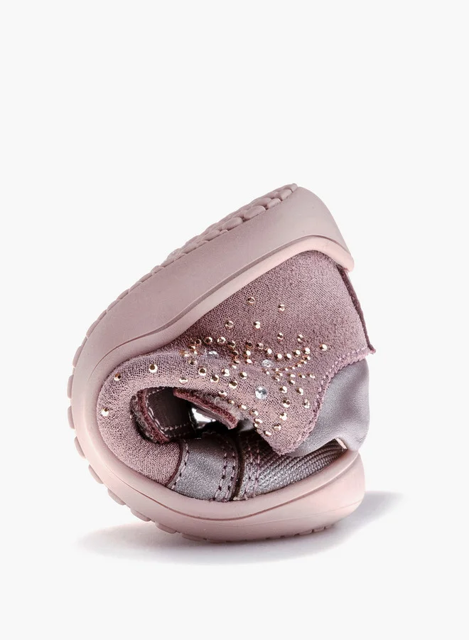 Pablosky Girls' Sneakers with Hook and Loop Closure - 064580