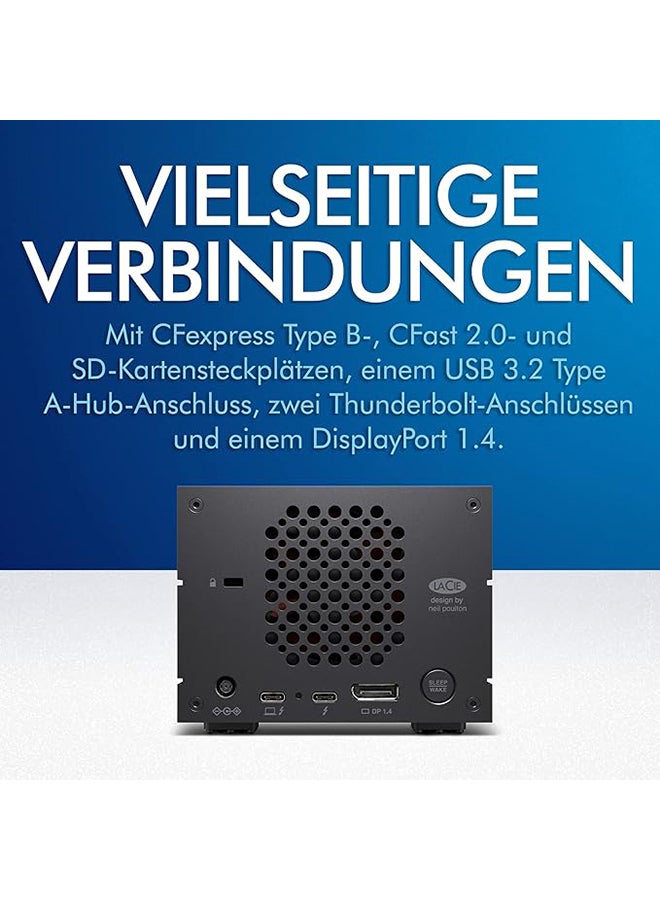 سيجيت 2big دوك RAID، 16 تيرابايت، قرص صلب خارجي، Thunderbolt 4، كمبيوتر شخصي، ماك، آيباد وآيفون (STLG16000400) - Image 3