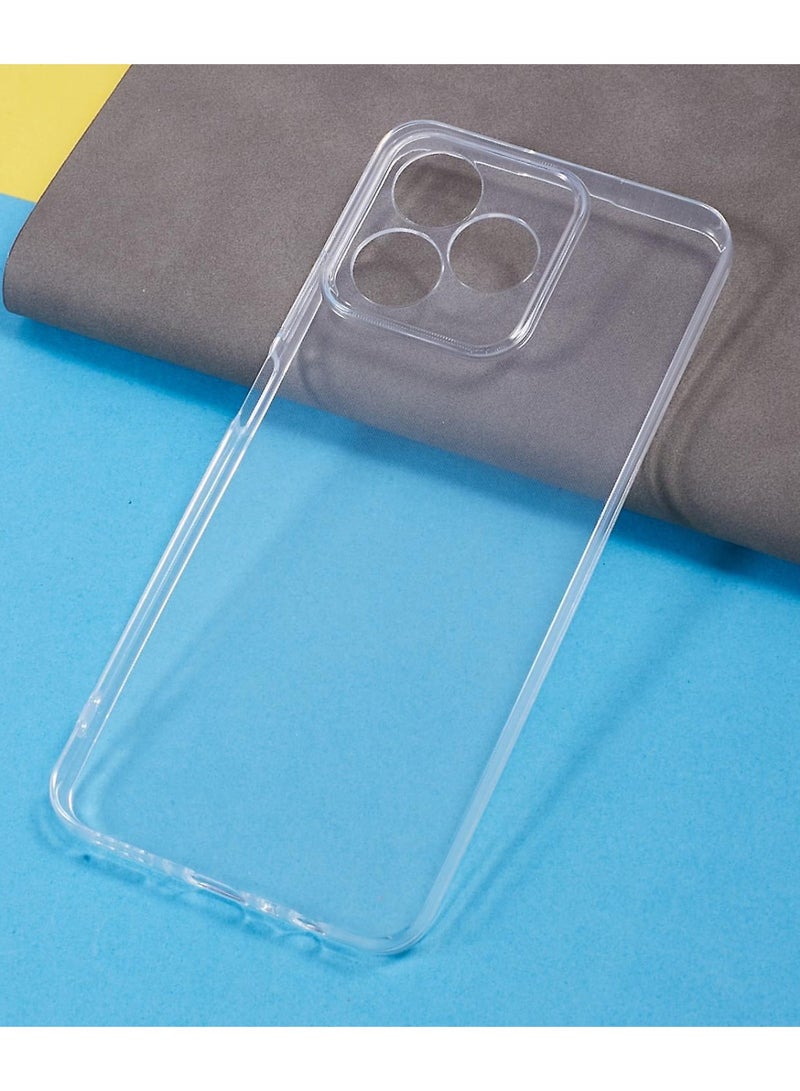 Techie Realme C53 / Realme C51 TPU حافظة شفافة رفيعة للغاية مقاومة للصدمات ومضادة لبصمات الأصابع غطاء خلفي واقي شفاف - Image 5