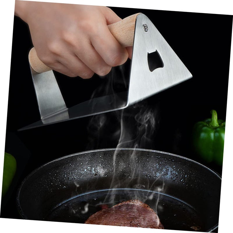 Heavy Duty Non Stick Grill Press For Burgers Steaks And Meat Tenderizing - Image 4