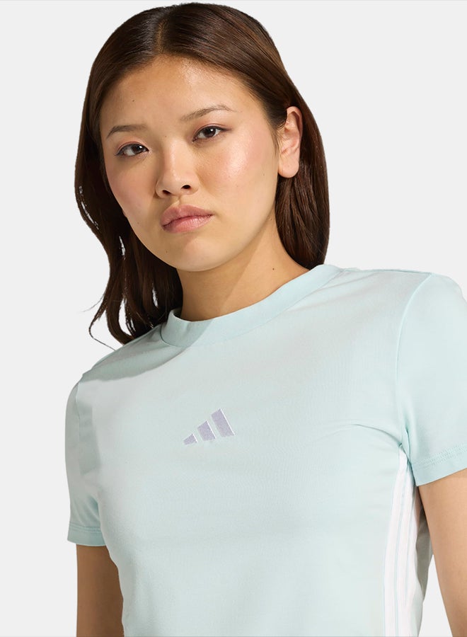 Adidas Essentials 3-Stripes Slim Baby T-Shirt - Image 4
