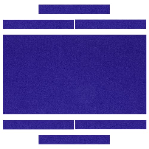 Anjetan Billiard Pool Table Felt Cloth, 8.5Ft With 6 Cloth Strips, for 8 Foot Indoor Pool Table (Blue) - Image 2