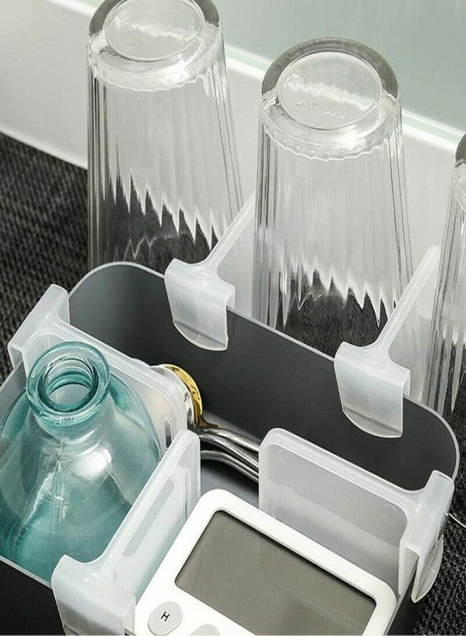dhruheer 4Pcs Kitchen Refrigerator Internal Drawer Shelf Divider Clip Expandable Fridge Drawers Storage Partition Clips Storage Organizer Space Dividing Bottle Food Packets Organizer for Refrigerator - Image 5