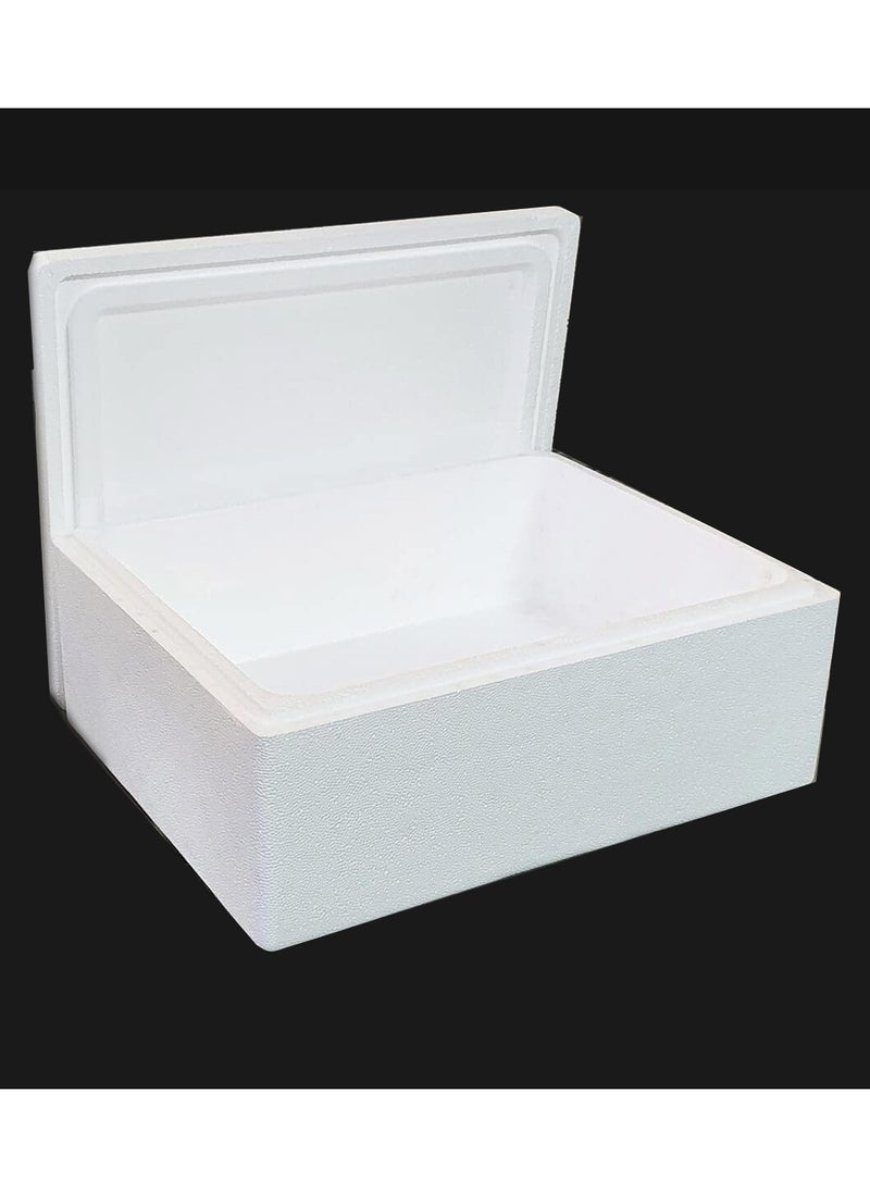GO2CAMPS Ice Box Thermocol-15 Litre (6KG) Thermocol Cool Box-Thermo Keeper Container, Expanded Polystyrene Cooler, Fishing Ice Box  - Image 2