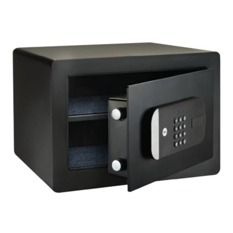 Smart Safe, with Mobile Phone-Bluetooth, Pin Code Mechanical Key Access, Notifications Activity Monitoring, Access Management with the Home App, Black, YSS/250/EB1 - Image 1