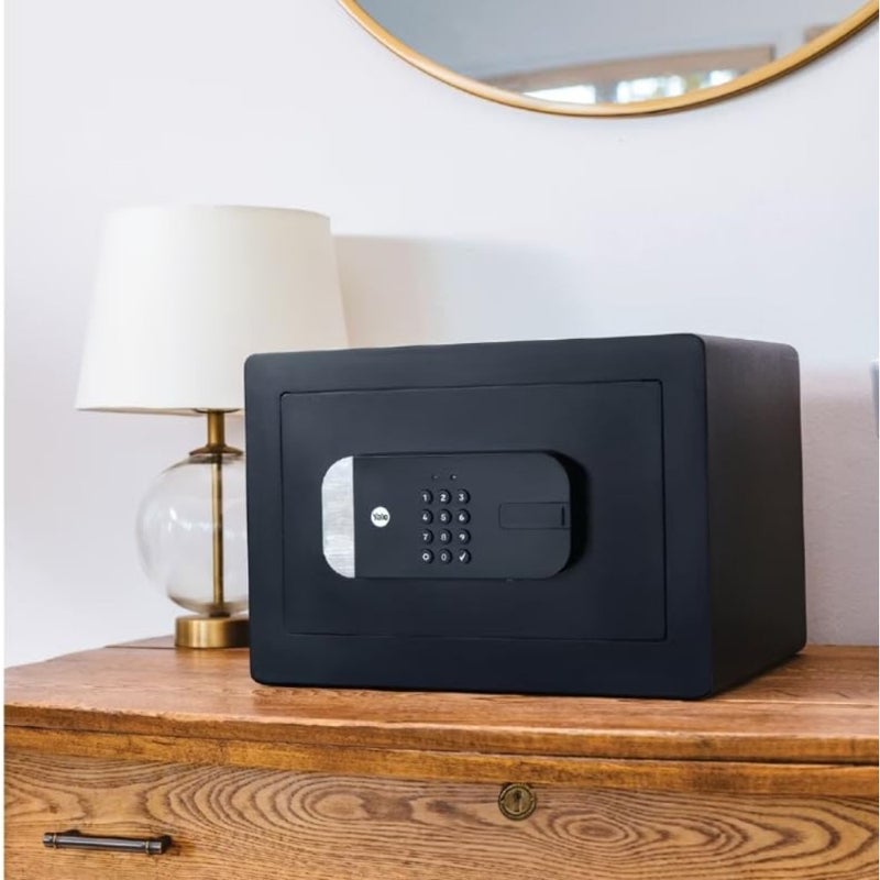 Smart Safe, with Mobile Phone-Bluetooth, Pin Code Mechanical Key Access, Notifications Activity Monitoring, Access Management with the Home App, Black, YSS/250/EB1 - Image 5