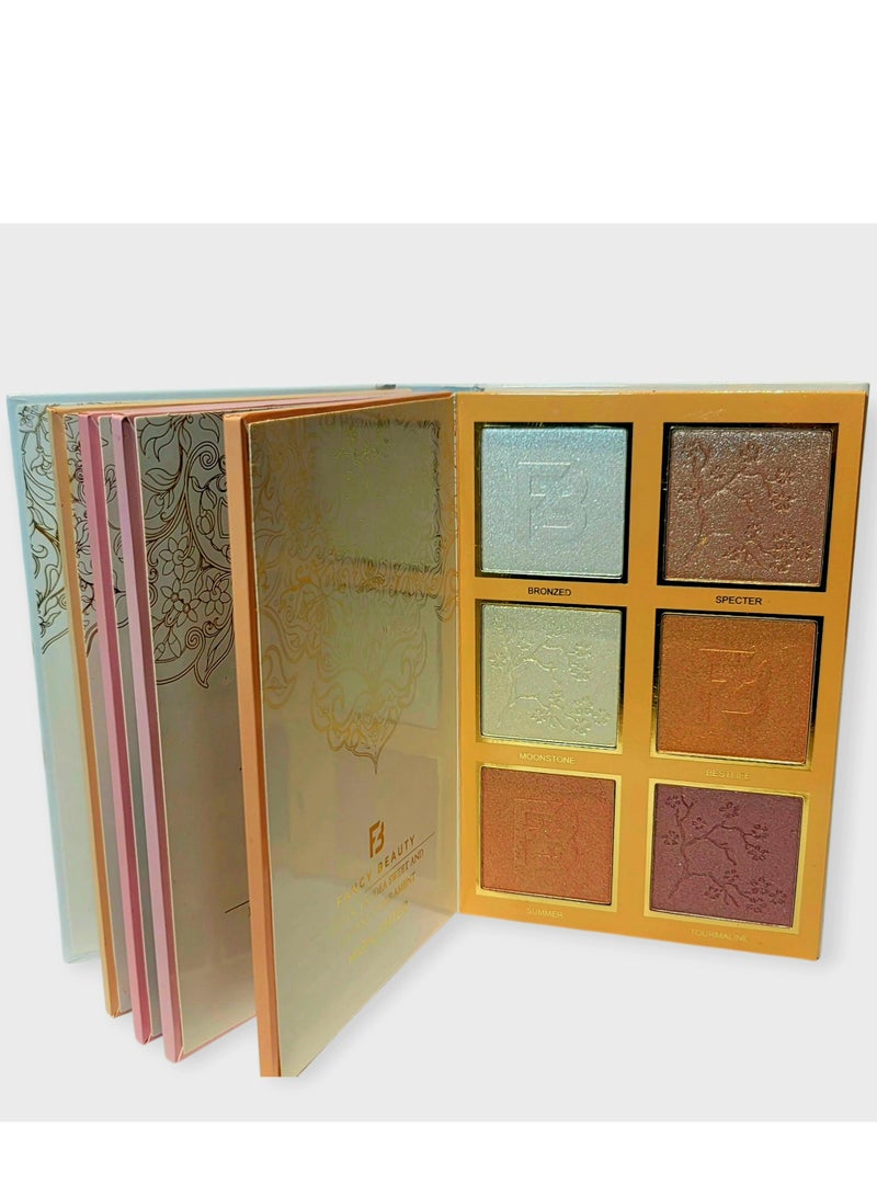 FB-2109 Luxury Book Design Complete Makeup Set 78 Colors for a Charming Look for Every Occasion - Image 2