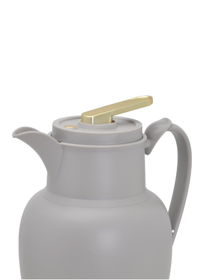Badraig 2-Piece Coffee And Tea Vacuum Flask Green Grey/Gold 1 Liter  - Image 4