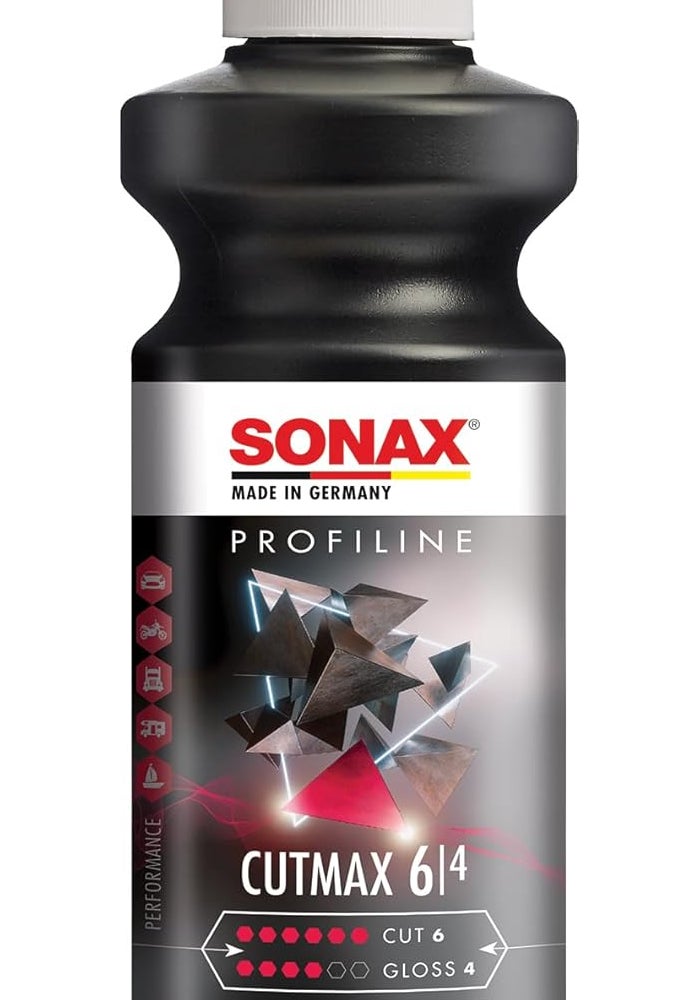 SONAX Profiline CutMax 6/4 – Professional Cutting Compound for Deep Scratch Removal and High-Gloss Finish – 250mL - Image 1
