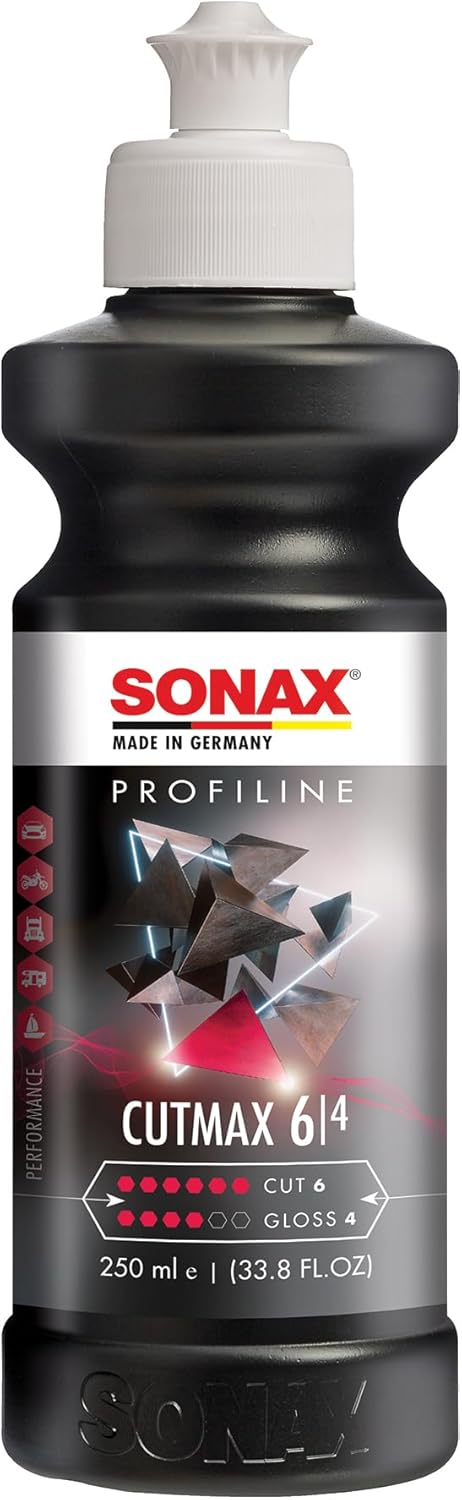 SONAX سونكس بروفيلين كات ماكس 6/4 – مركب قطع احترافي لإزالة الخدوش العميقة وإنهاء براق عالي – 250 مل - Image 1