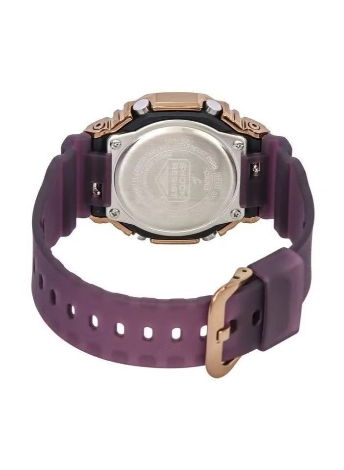 G-SHOCK ساعة جي شوك GM-2100CL-5ADR التناظرية الرقمية للرجال باللون الوردي الذهبي - Image 2