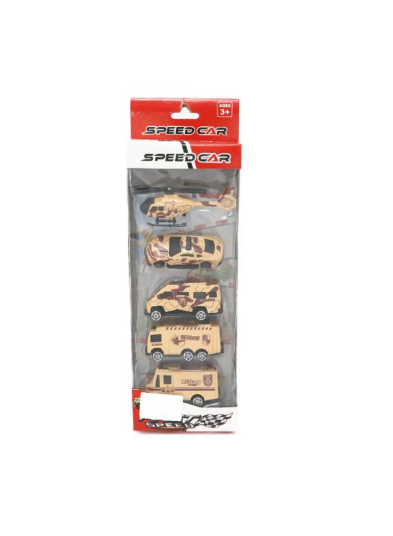 Military Car Toys 5Pcs 258 9A