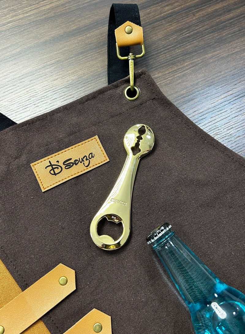 Bugatti Casa Bugatti Kiss Bottle Opener – Gold  - Image 3