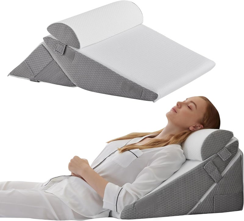 Bedluxe 3PCS Orthopedic Wedge Pillow Set - Image 1