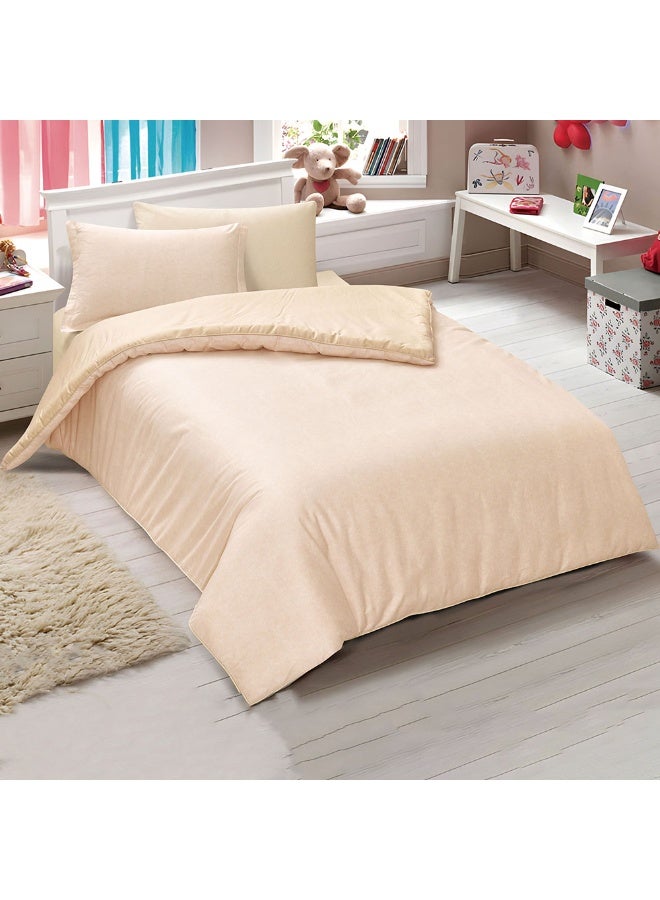 bukhamseen Perth Kids’ Cotton Bedding Set – 4 Pieces, Single Size, Super Soft with Stitched Filling - Image 1