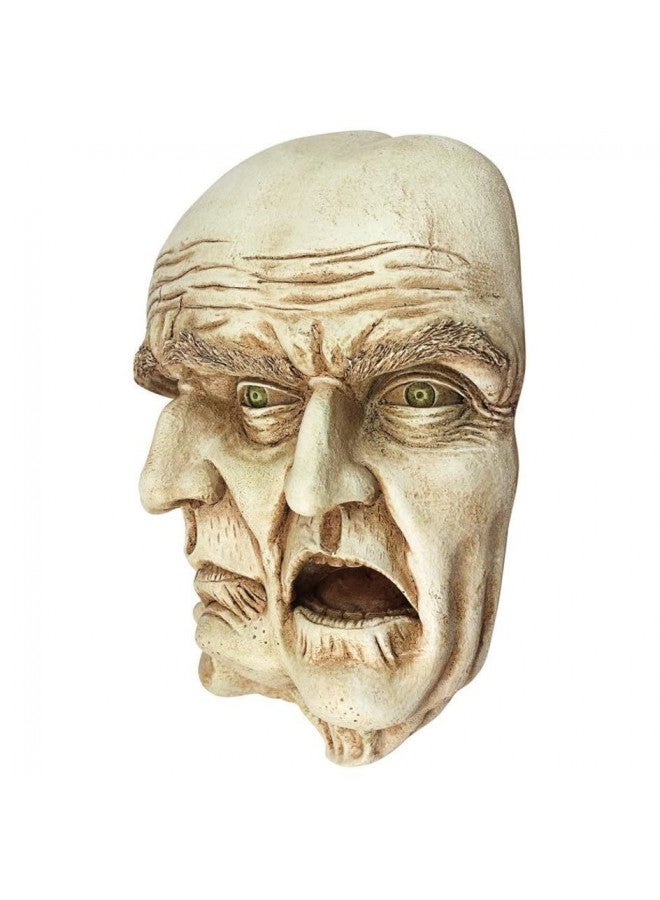 Design Toscano Faces of a Nightmare Gothic Wall Sculpture, 10 Inch, Ancient Ivory - Image 3