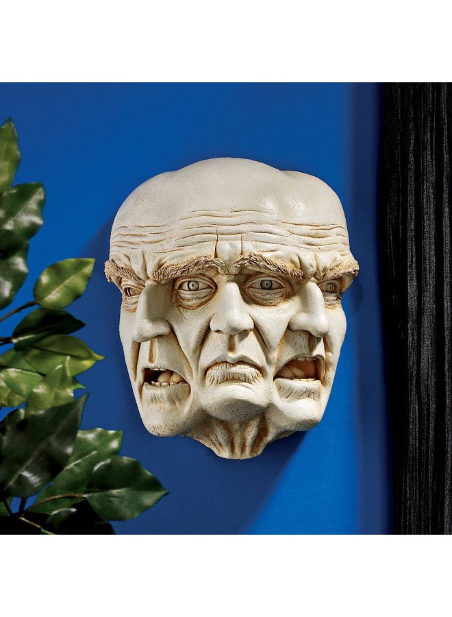 Design Toscano Faces of a Nightmare Gothic Wall Sculpture, 10 Inch, Ancient Ivory - Image 2