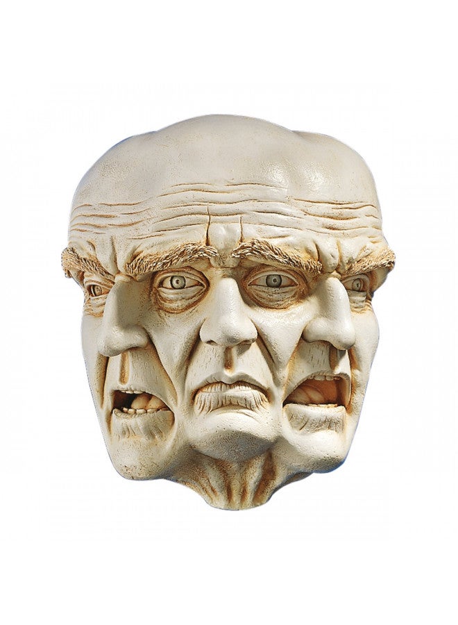 Design Toscano Faces of a Nightmare Gothic Wall Sculpture, 10 Inch, Ancient Ivory - Image 1