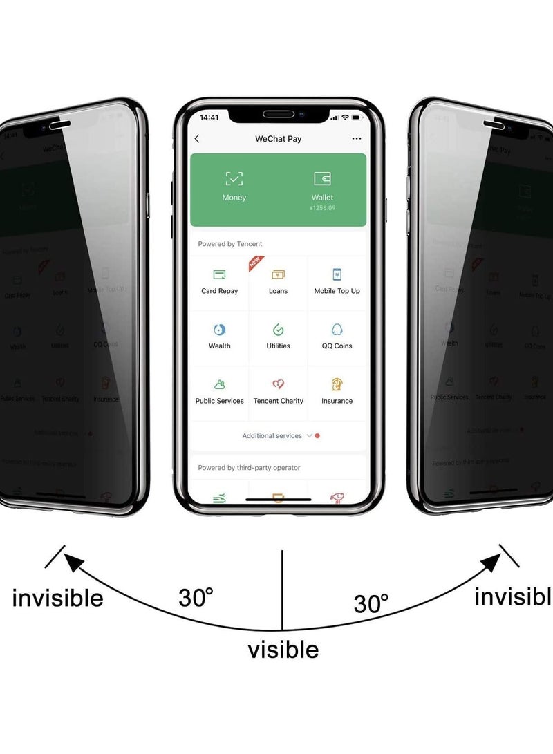 عام حافظة سامسونج جالاكسي S24 Ultra مغناطيسية للخصوصية، غطاء مغناطيسي مضاد للتجسس، غطاء شاشة كامل مع زجاج مقاوم للكسر على الجانبين - Image 5