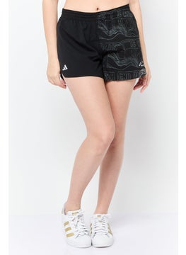 Adidas Women Sportswear Fit 4 Inseam Running Short, Black  - Image 1