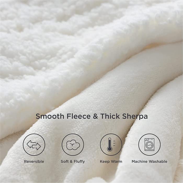 BRANDONN Baby Blanket 130x105 cm – Ultra Soft Dual Layer Sherpa & Flannel, Lightweight Warm Newborn Blanket for Crib, Stroller, Travel & Feeding, Skin-Friendly, 1 Month Till 5 Years (Rust) - Image 5