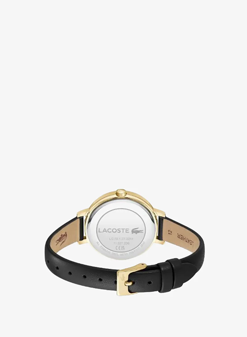 Lacoste  Ionic Plated Thin Gold Steel & Crystals Quartz Basic Watch for Women | Best Price UAE
