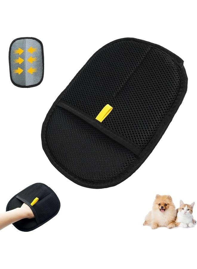 Pet Hair Remover Glove, Pets Double Sided Grooming Glove, Electrostatic Pet Hair Removal Gloves, Pets Hairs Remover Gloves for Dog & Cat Washing, Deshedding, Grooming (1PC) - Image 1