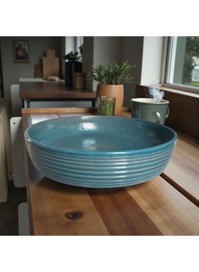 color zone pottery A ceramic and porcelain tray, safe for use in ovens and microwaves. - Image 2