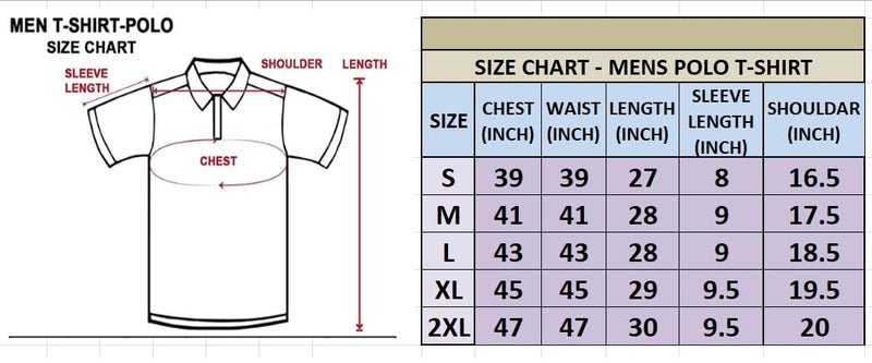 Lymio Men T-Shirt || T-Shirt for Men || Polo T Shirt (Polo-10-Maroon-2XL) - Image 2