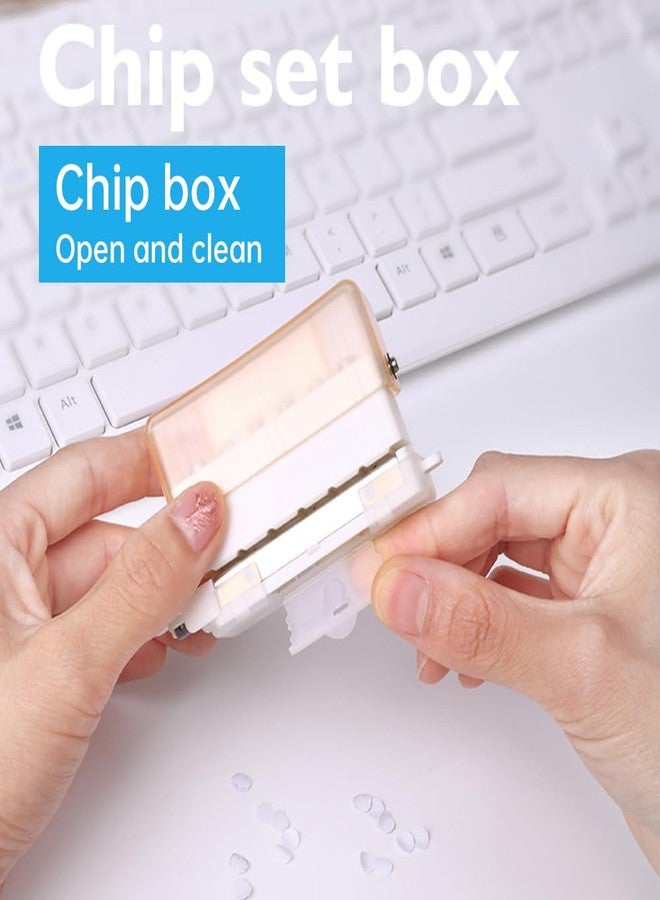 Sunydog 6 Hole Paper Punch, Handheld Circle Punch Puncher, 3 Sheet Capacity Round Hole Paper Puncher for A4 A5 B5 Notebook Scrapbook Diary Planner, Pocket Size, 5.5mm Hole Diameter, Transparent Brown - Image 3