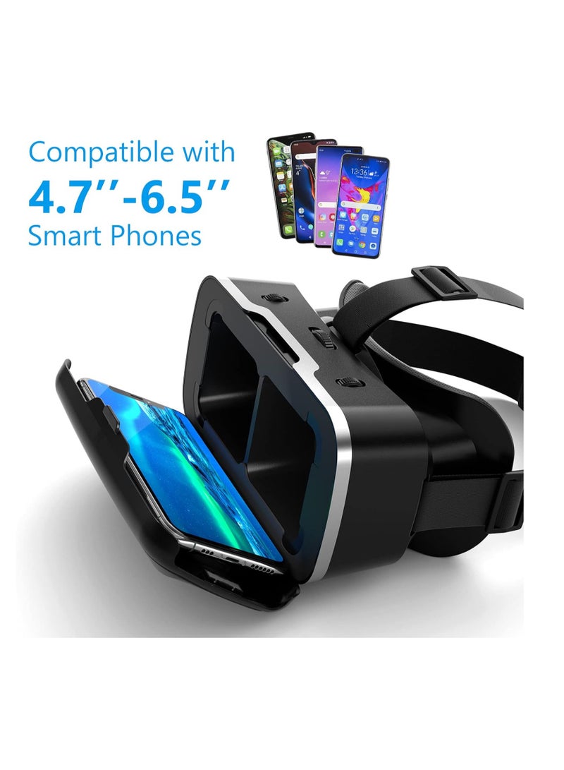 Virtual Reality Glasses Compatible With Remote Phone New 3D Goggles For Movies Gift For Kids And Adults Soft & Comfortable Adjustable Distance - Image 3