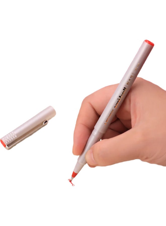 Uni Mitsubishi (Uni) Ub-125 Rollerball Pen, 0.5Mm, Gel Ink, Smooth Writing, Water-Resistant, For Students And Office Use, Red, 1 Piece - Image 3