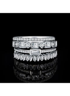 Princess Emerald Cut Cz Stackable Wedding Ring Eternity Bands For Women, Cubic Zirconia 925 Sterling Silver 14K White Gold Plated Promise Ring For Her, 4Pc Anniversary Ring Sets Size 10 - pzsku/Z49535E8EBF3F6E413B9EZ/45/_/1735214517/dfc40951-f25b-4765-bd7d-05727a165de1