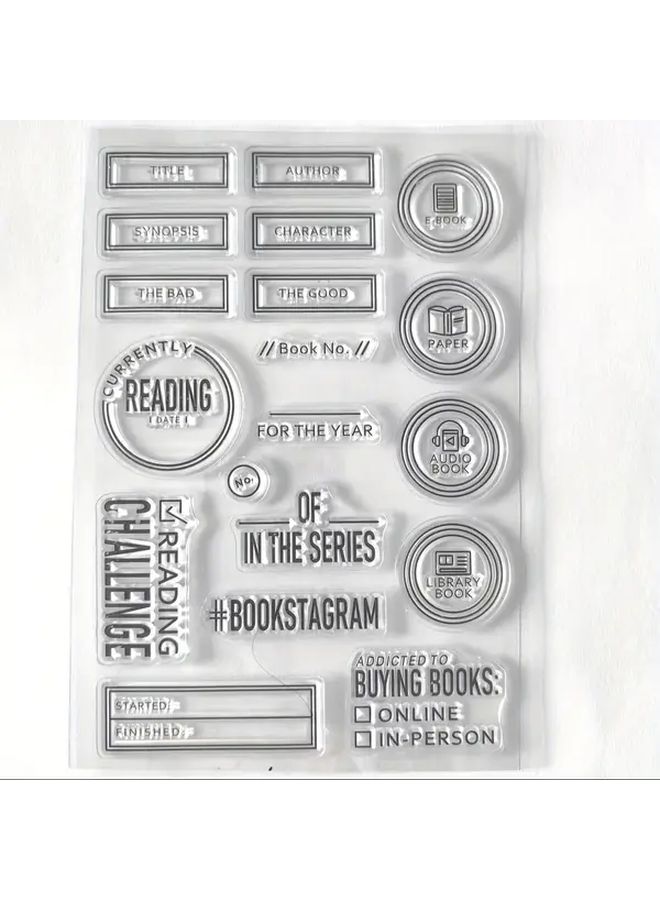 DIY Transparent Stamp Reading For Scrapbooking Album Finished Stamps Seal - Image 1