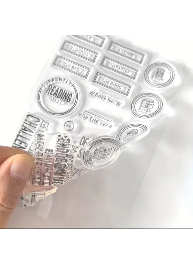 DIY Transparent Stamp Reading For Scrapbooking Album Finished Stamps Seal - Image 4