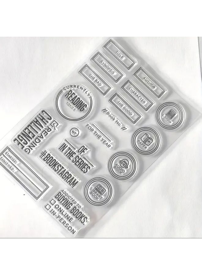 DIY Transparent Stamp Reading For Scrapbooking Album Finished Stamps Seal - Image 5