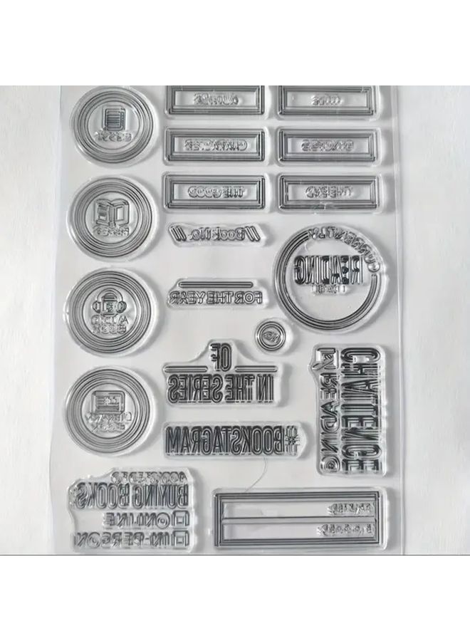 DIY Transparent Stamp Reading For Scrapbooking Album Finished Stamps Seal - Image 2