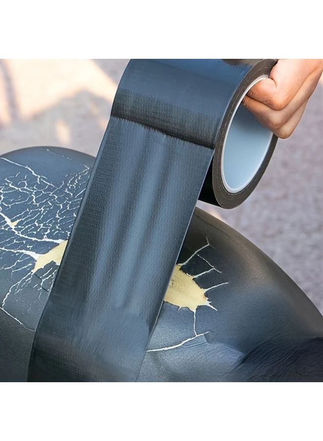 Black Leather Repair Tape Self Adhesive Fabric Patch For Sofa Seat Cushion - Image 1