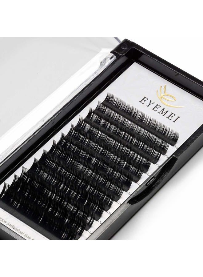 EYEMEI Eyelash Extensions 0.15mm C Curl 10mm Natural Individual Eyelashes Extension Light Faux Mink Lashes Supplies Single Length Professional Salon Use by EYEMEI （C-0.15-10mm） - Image 1