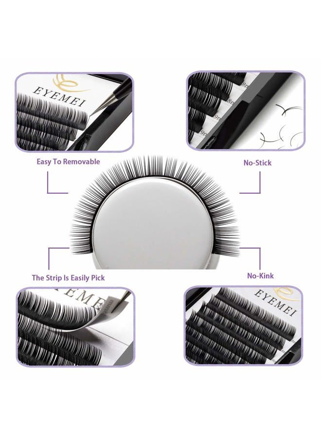 EYEMEI Eyelash Extensions 0.15mm C Curl 10mm Natural Individual Eyelashes Extension Light Faux Mink Lashes Supplies Single Length Professional Salon Use by EYEMEI （C-0.15-10mm） - Image 4