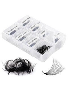 FADLASH Eyelash Extension Fadlash 20D Premade Fans Eyelash Extensions 600Pcs Premade Lash Extensions Fans Premade Lash Fans D Curl Volume Lash Extensions Mixed Tray (20D 0.07D 8 15Mm)  - Image 1